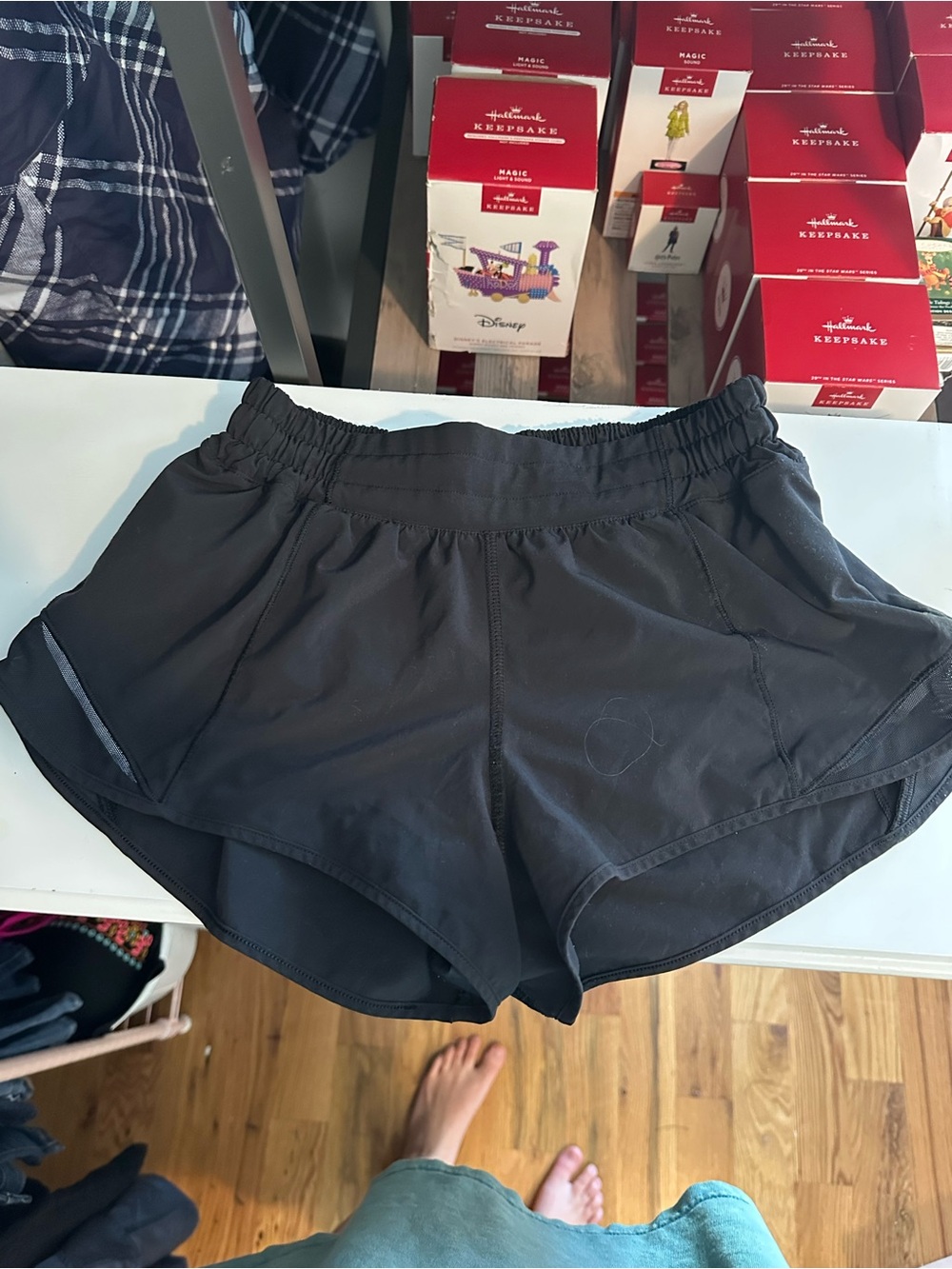 lululemon athletica Black Athletic Running Shorts